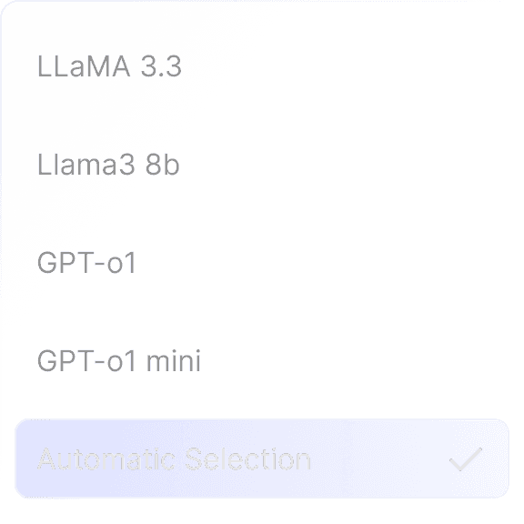 Auto select feature
