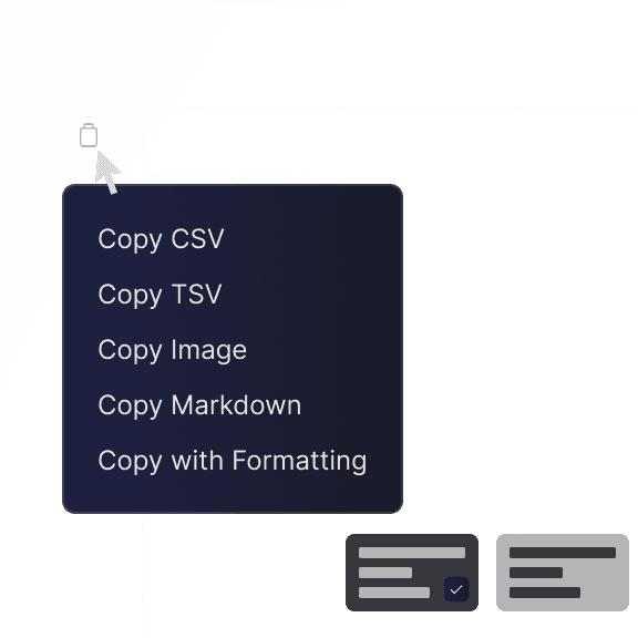 Copy feature