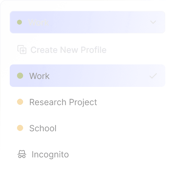 Organize and personalize feature