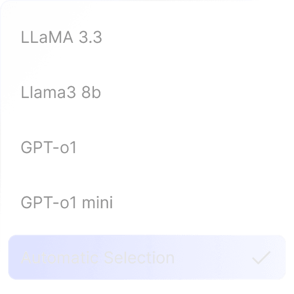 Auto select feature